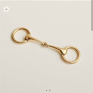 Hermes Mini Mors Twilly Scarf Ring Permabrass